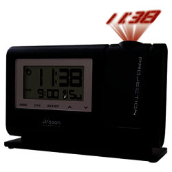 Oregon Scientific Classic Projection Alarm Clock Black